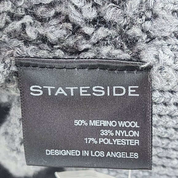 Stateside Women's Rabassa Merino Wool Blend Staple Button Cardigan - L - Picture 8 of 10